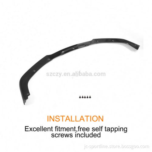 Carbon Fiber Front Bumper Lip for Lexus IS250 Base Sedan 4-Door 11-12